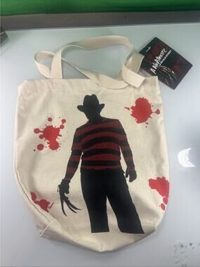 Freddy Krueger 13×14" Tote Nightmare on Elm St Halloween Horror Book Bag New